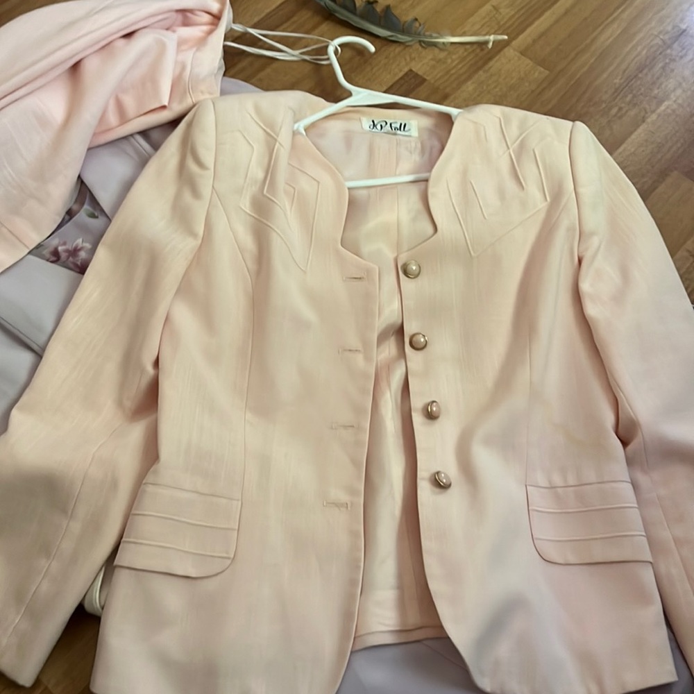 Light peach Blouse with skirt